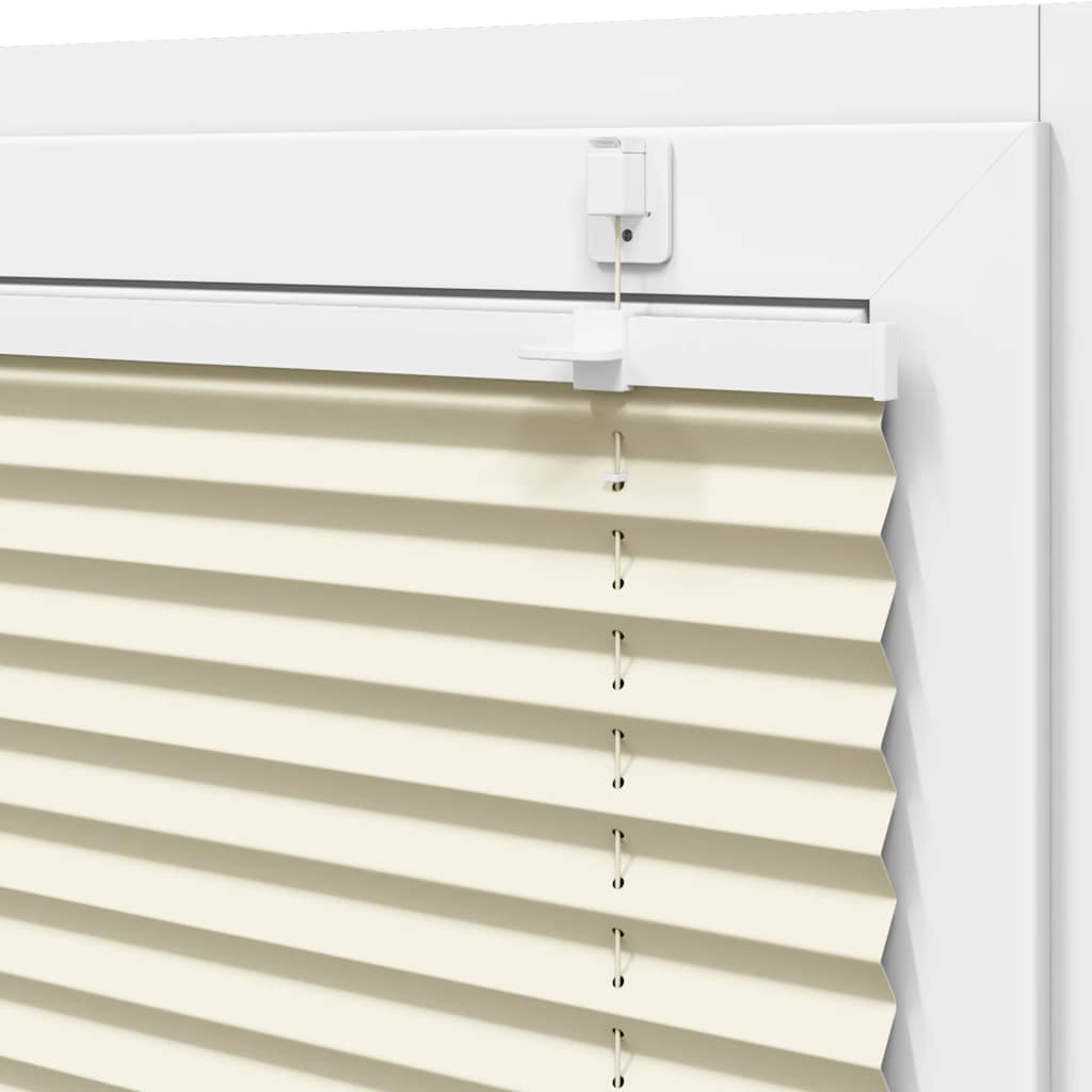 Plissee Stoffbreite 39,4 Cm Polyester Creme