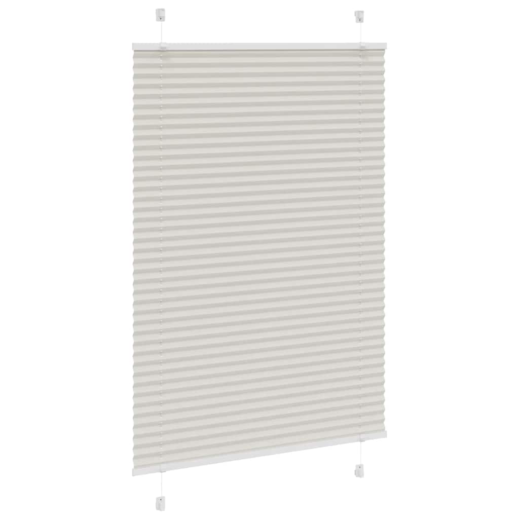 Plissee Stoffbreite 84,4 Cm Polyester Hellgrau