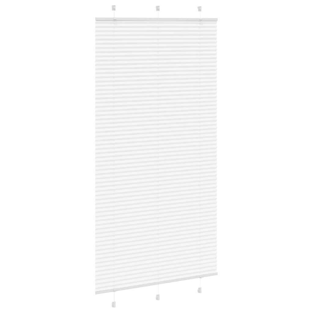 Plissee Stoffbreite 104,4 Cm Polyester Weiß