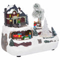 Weihnachtlicher Tisch Mehrfarbig 23,5 X 16 X 18,5 Cm Harz