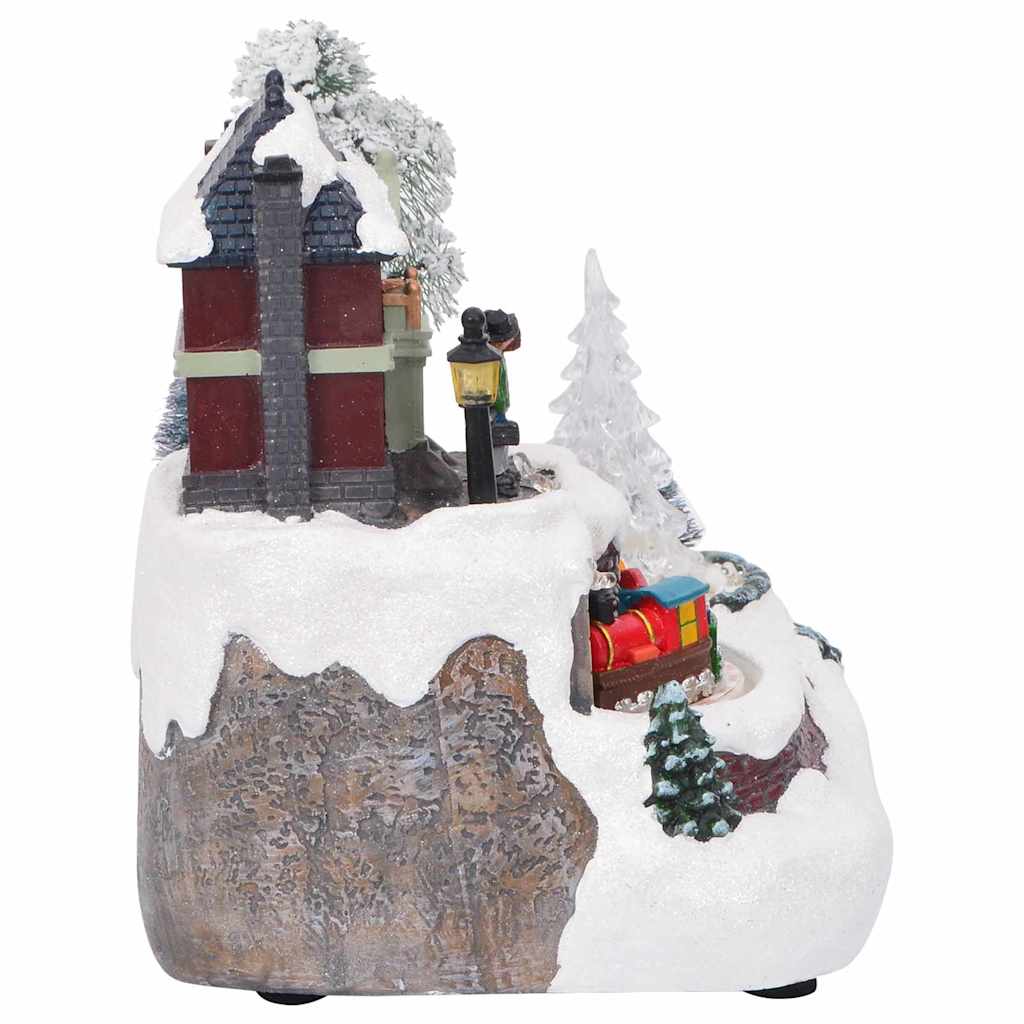 Weihnachtlicher Tisch Mehrfarbig 23,5 X 16 X 18,5 Cm Harz