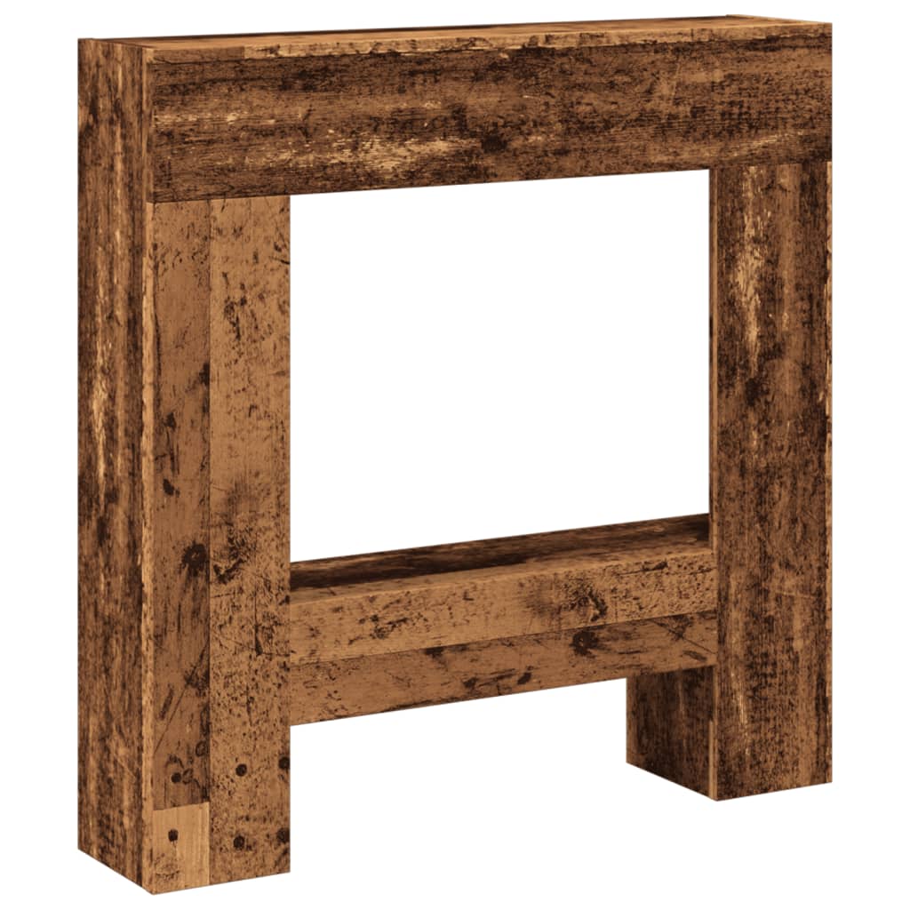 Kaminumrandung -Optik 81X18X82 Cm Holzwerkstoff