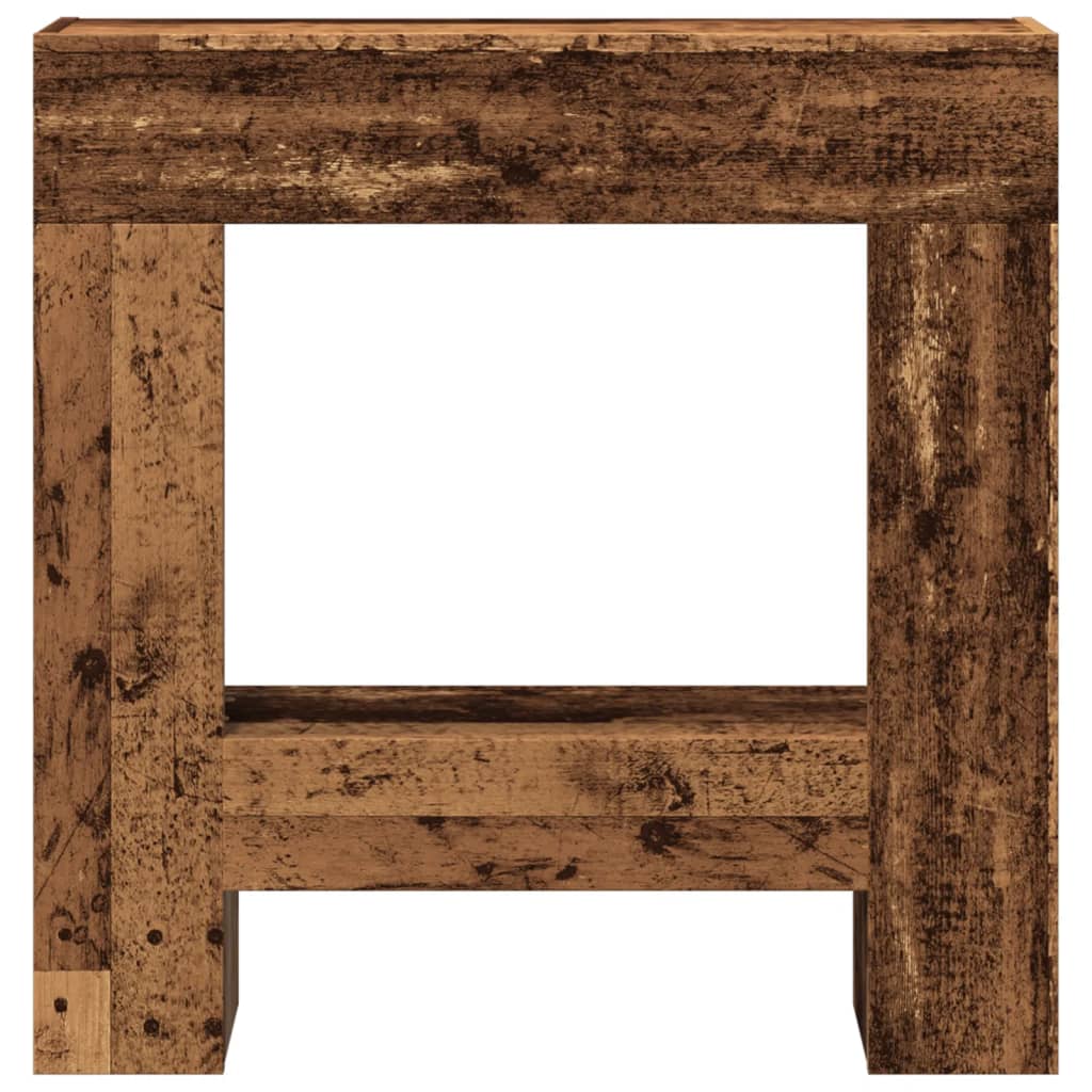 Kaminumrandung -Optik 81X18X82 Cm Holzwerkstoff