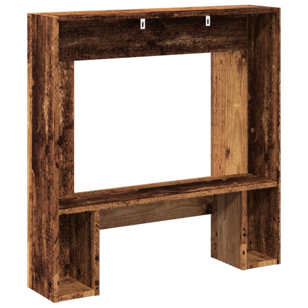 Kaminumrandung -Optik 81X18X82 Cm Holzwerkstoff