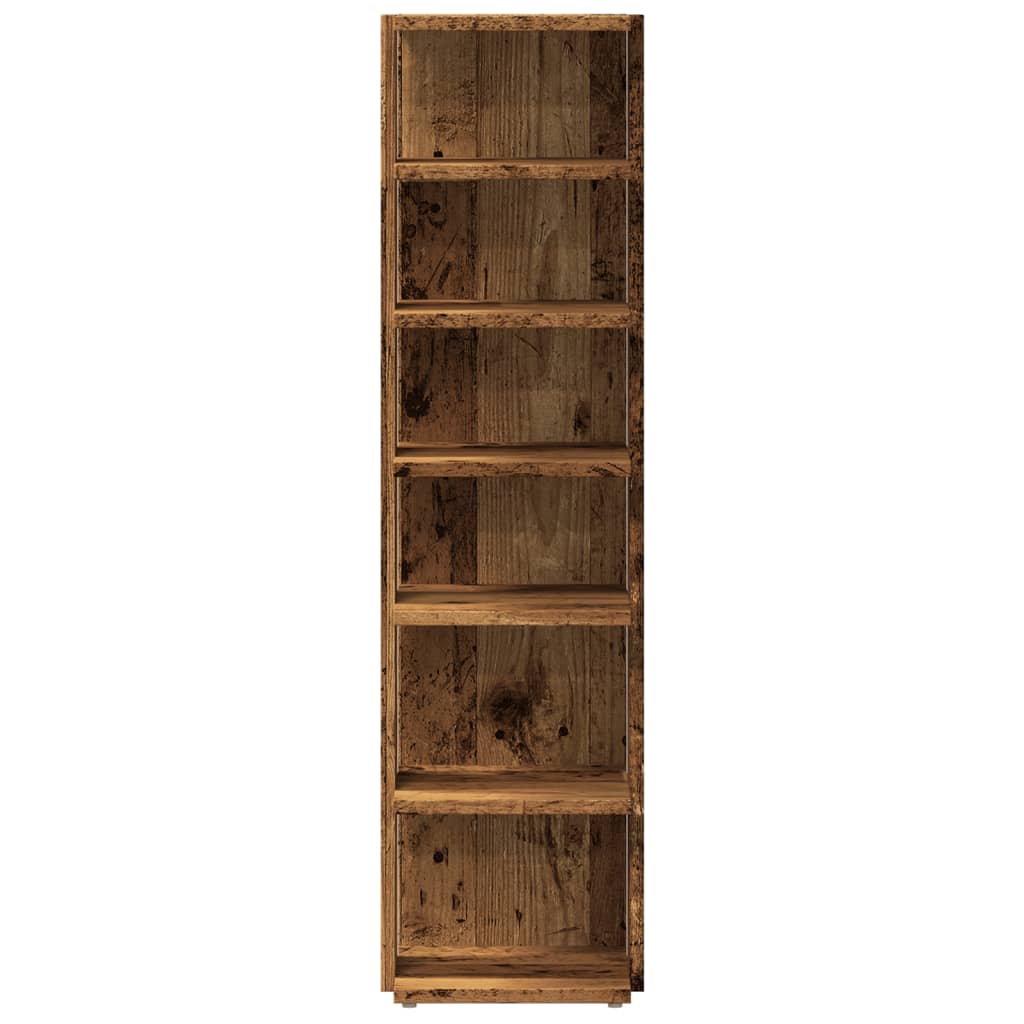 Schuhschränke 2 Stk. -Optik 28X27X102 Cm Holzwerkstoff Altholz