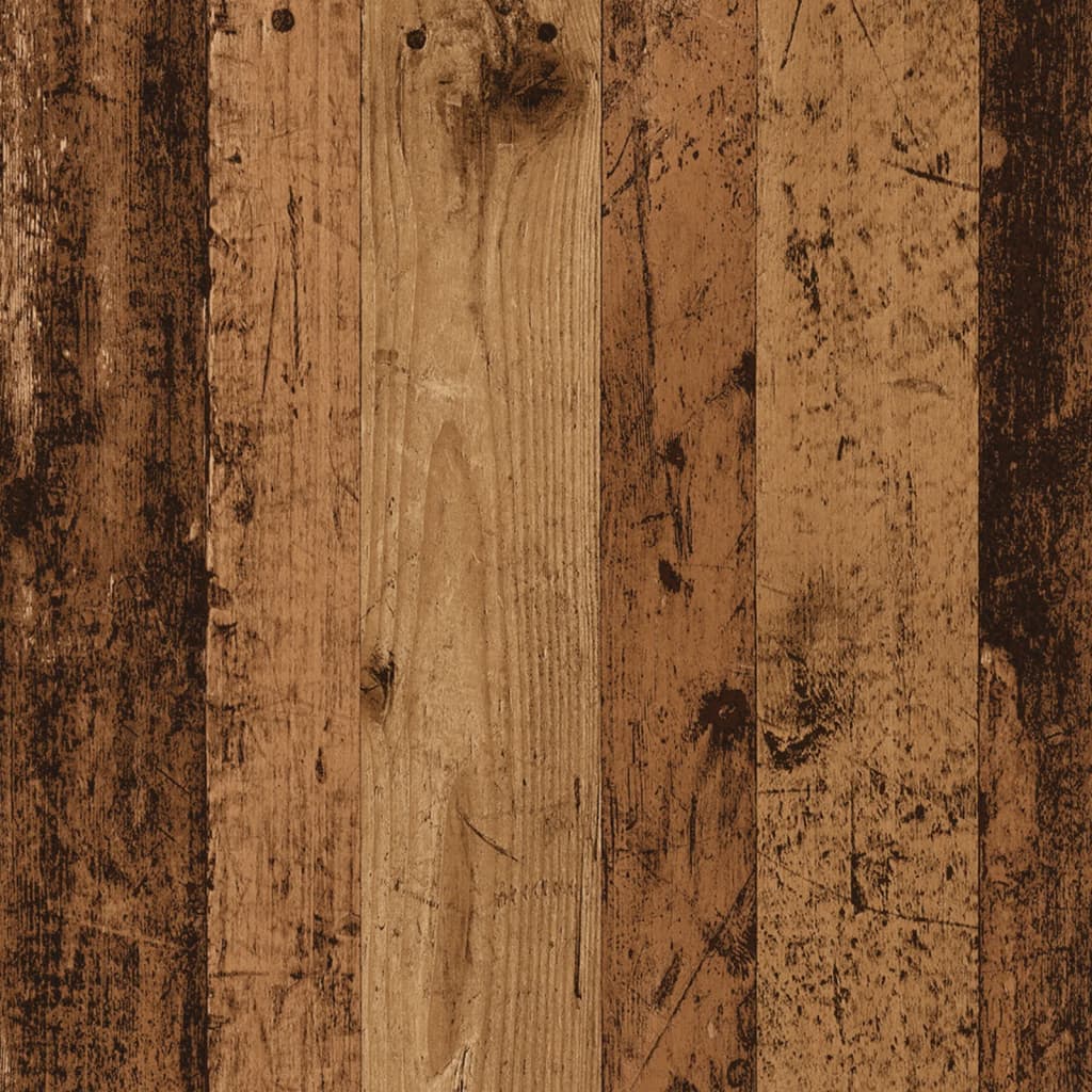 Schuhschränke 2 Stk. -Optik 28X27X102 Cm Holzwerkstoff Altholz