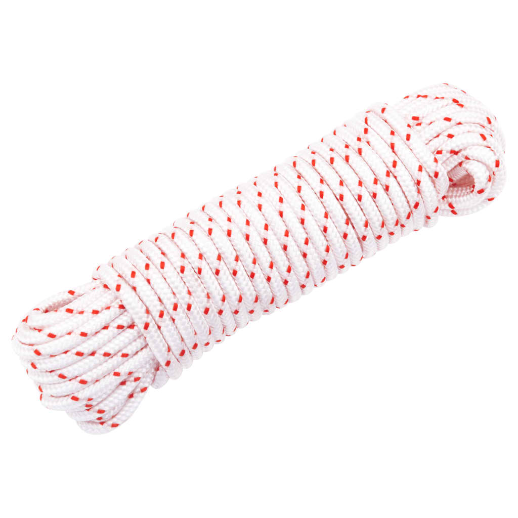Starterseil Weiß Und Rot Ø 10 M Nylon