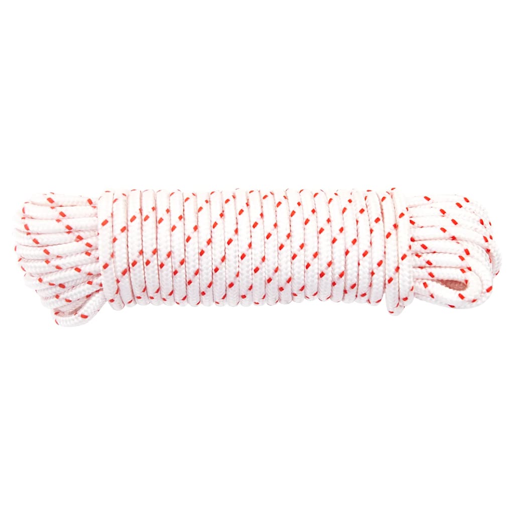 Starterseil Weiß Und Rot Ø 10 M Nylon