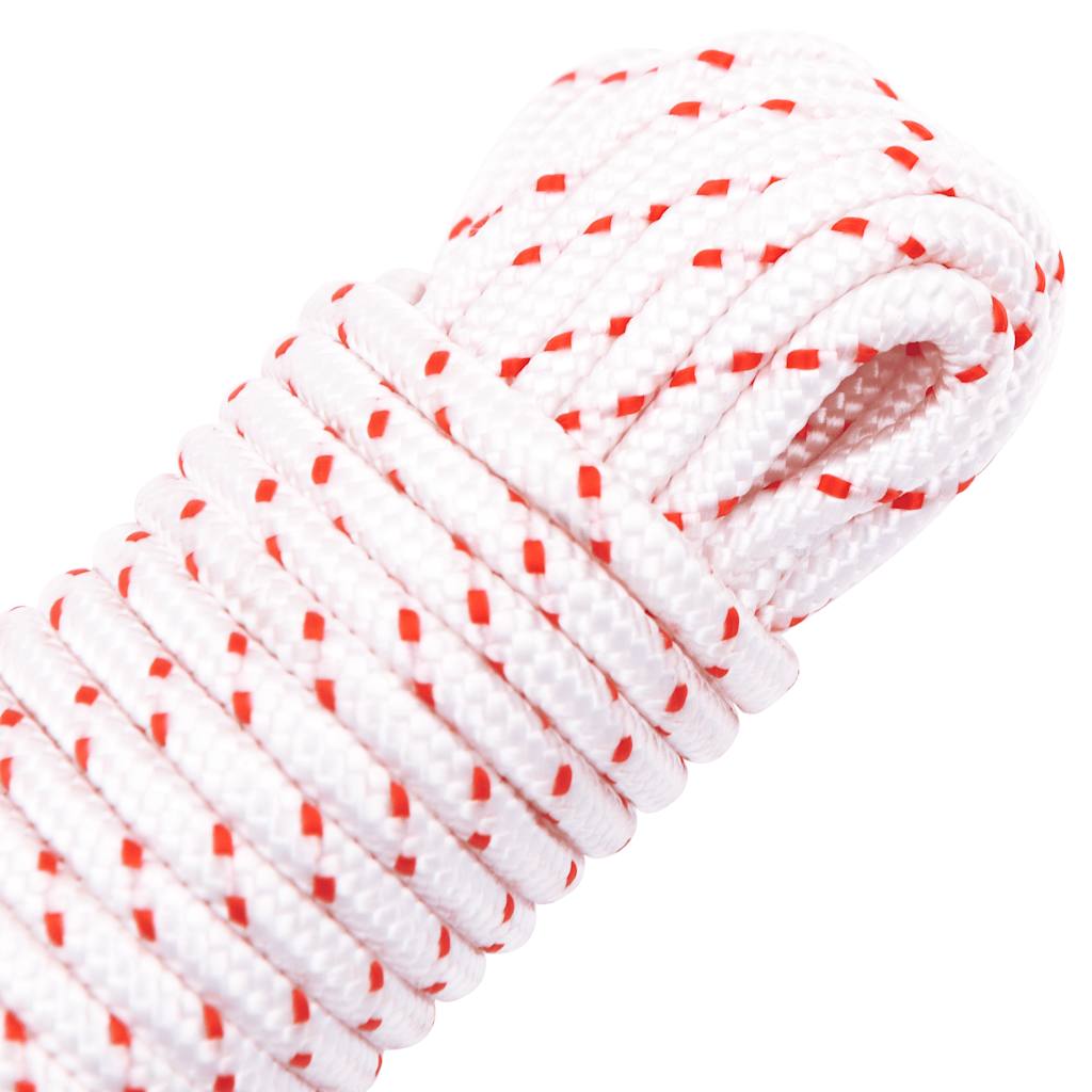 Starterseil Weiß Und Rot Ø 10 M Nylon