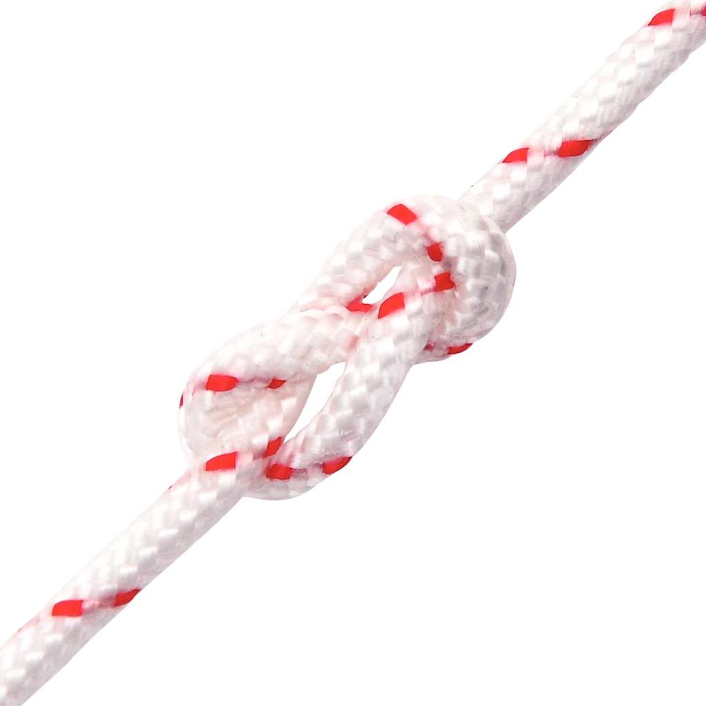 Starterseil Weiß Und Rot Ø 10 M Nylon