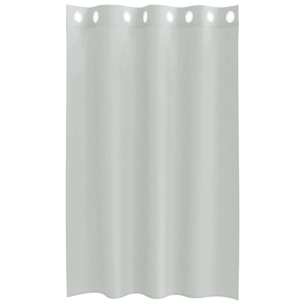 Voile Vorhänge 2 Stk. Hellgrau
