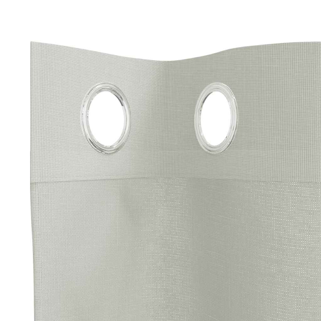 Voile Vorhänge 2 Stk. Hellgrau