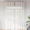 Voile Vorhänge 2 Stk. Weiß