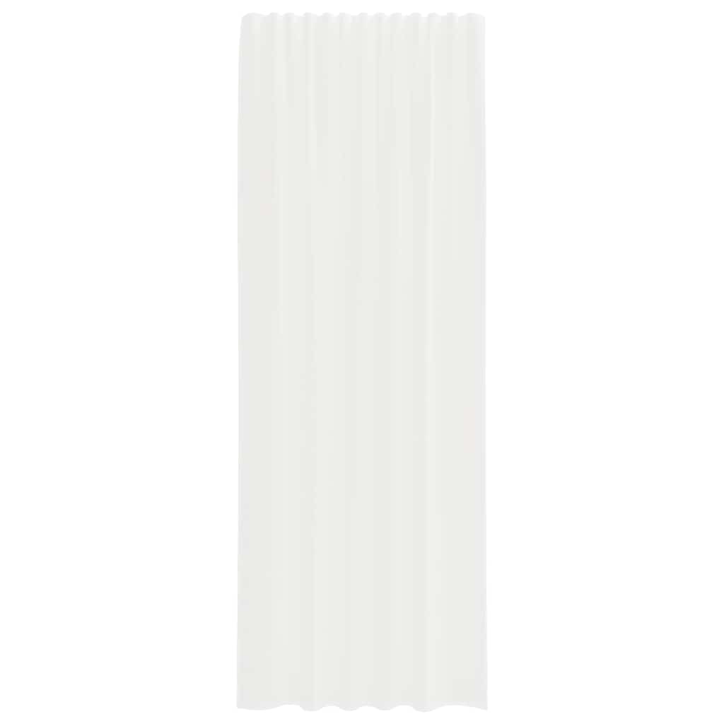 Voile Vorhänge 2 Stk. Weiß