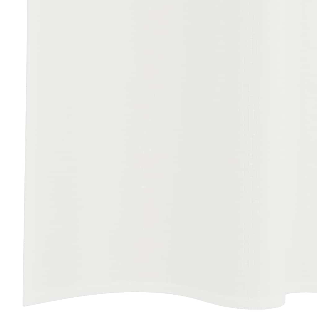 Voile Vorhänge 2 Stk. Weiß