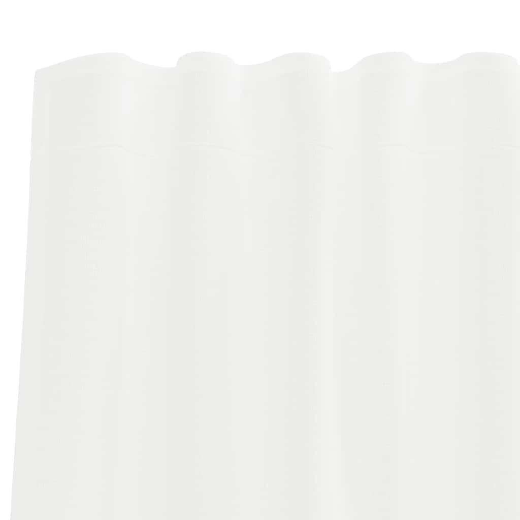Voile Vorhänge 2 Stk. Weiß