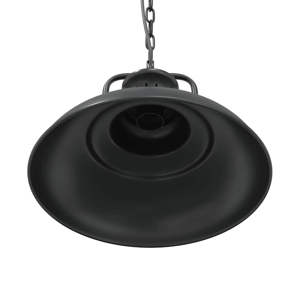 Pendelleuchte E27 Schwarz Ø 31 Cm Eisen