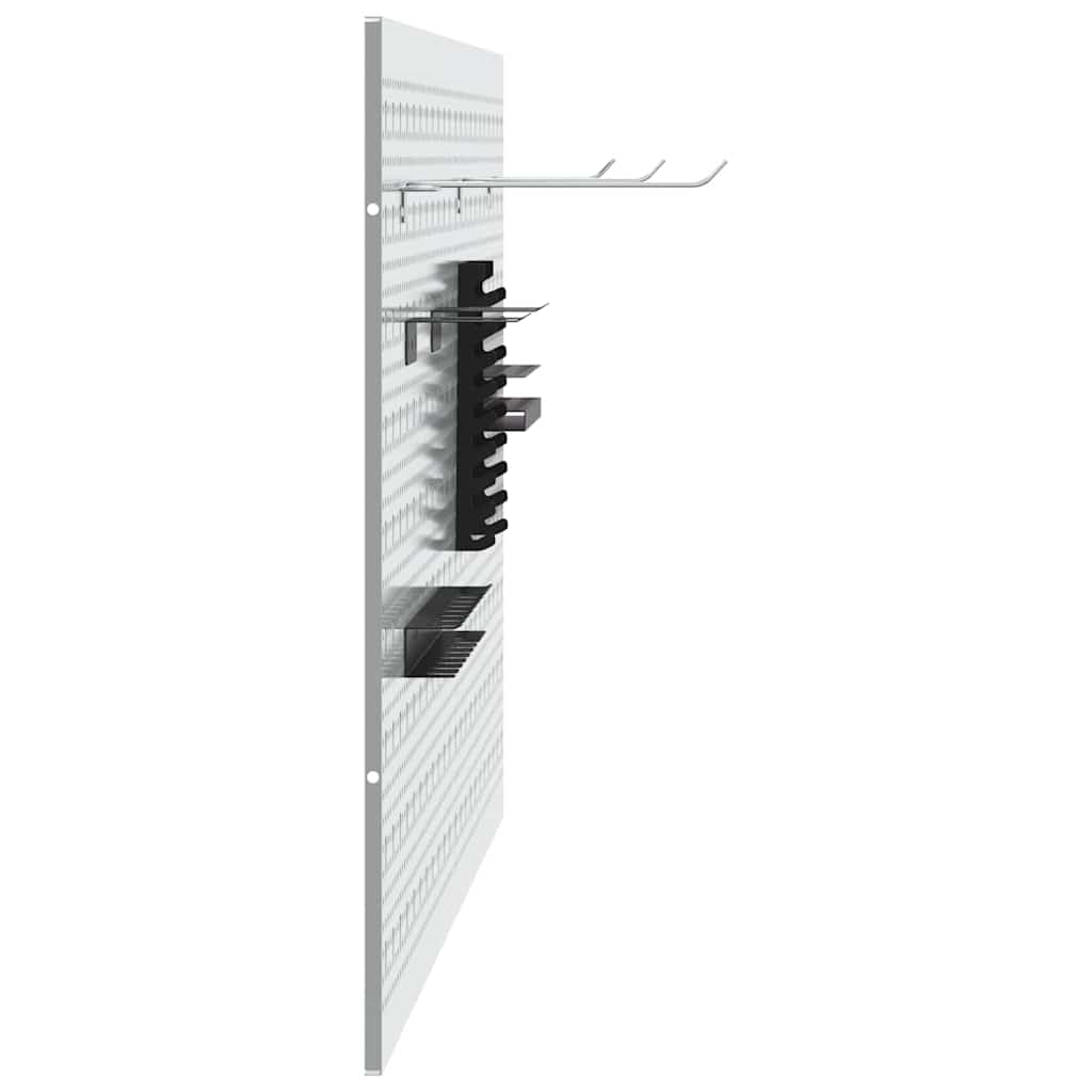 Werkzeugwandpaneel 2 Pcs Grau 100 X 1 X