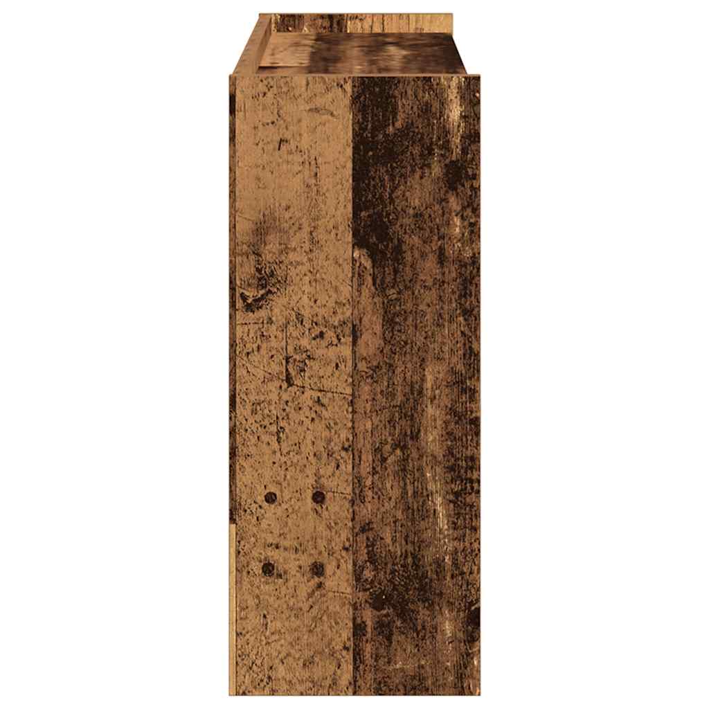 Schuhregal -Optik 80X25X Holzwerkstoff Altholz
