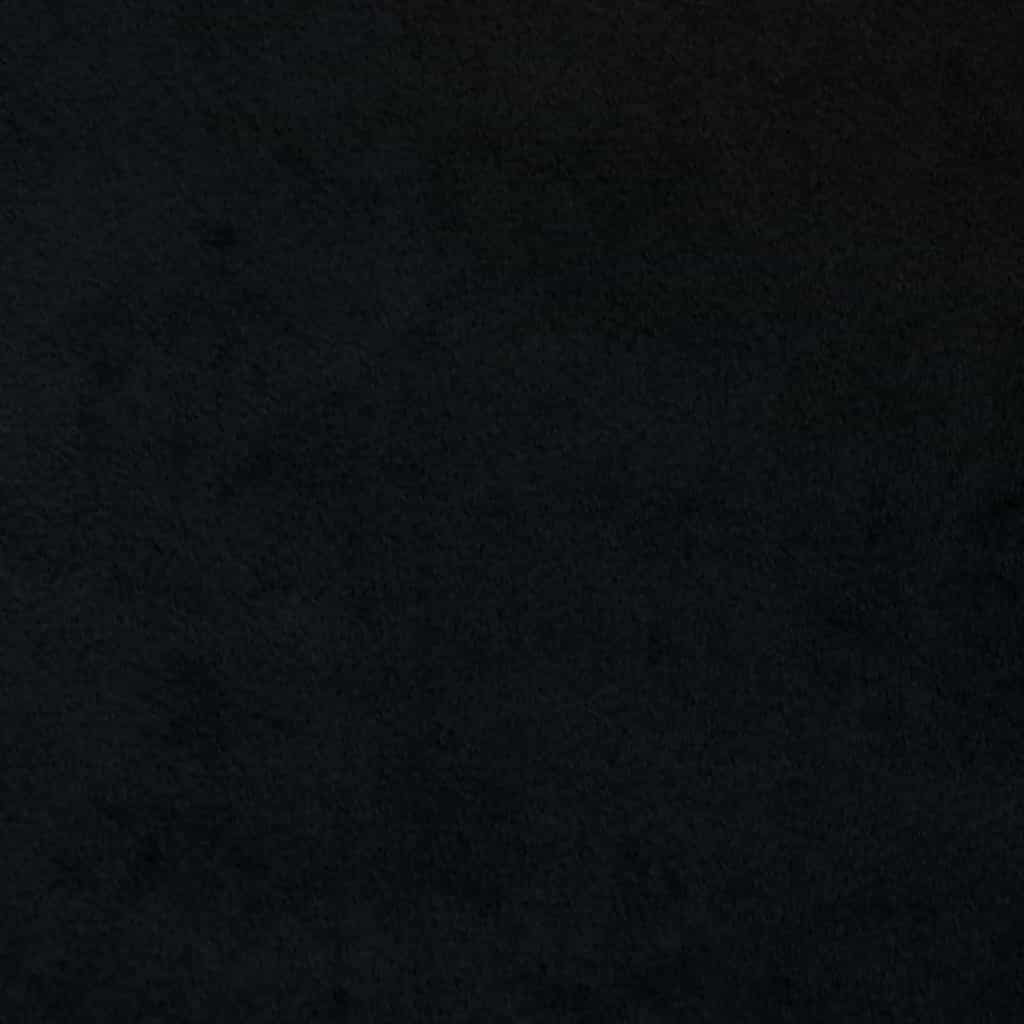 Verdunkelungsvorhänge 2 Pcs Samt Schwarz