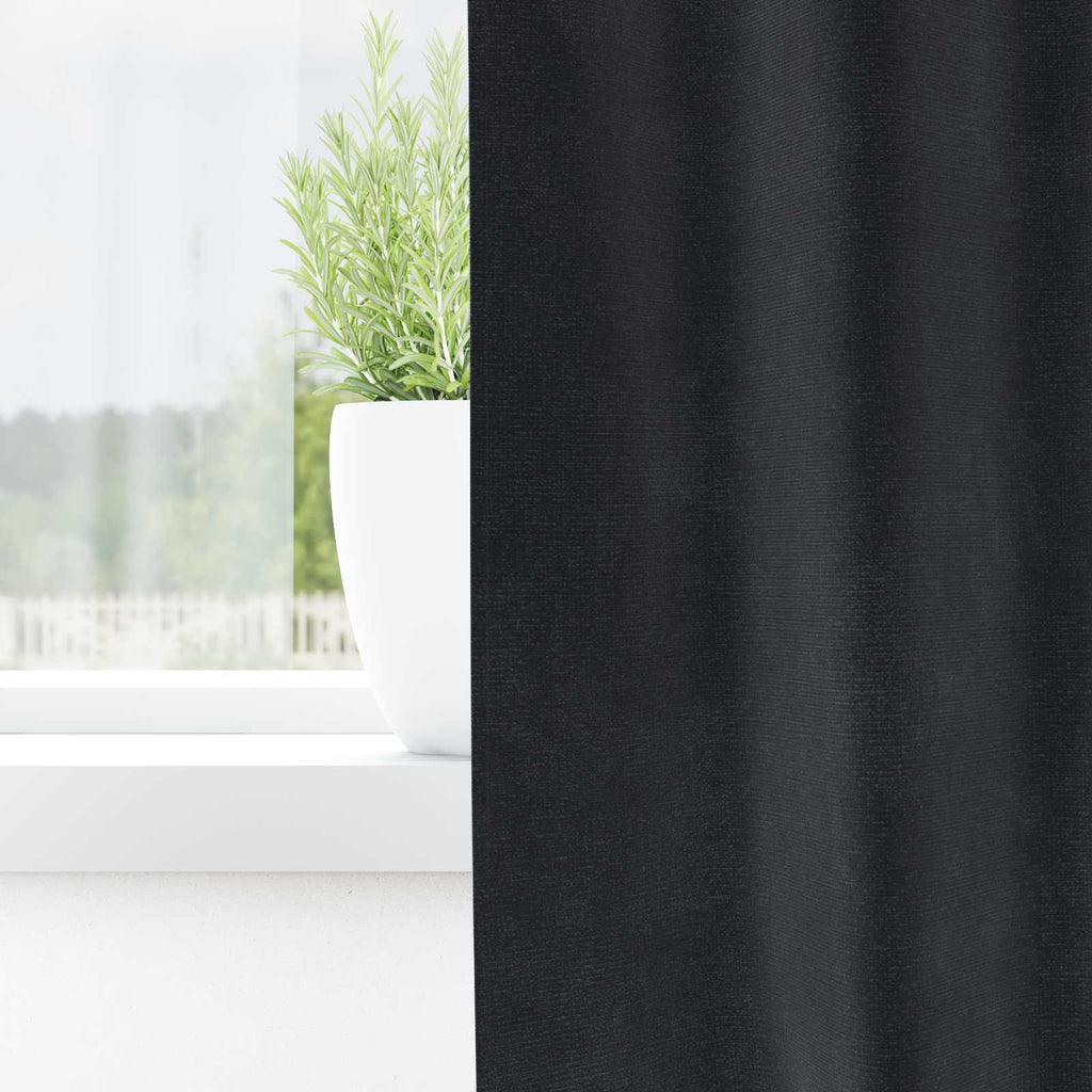 Verdunkelungsvorhänge 2 Pcs Samt Dunkelgrau