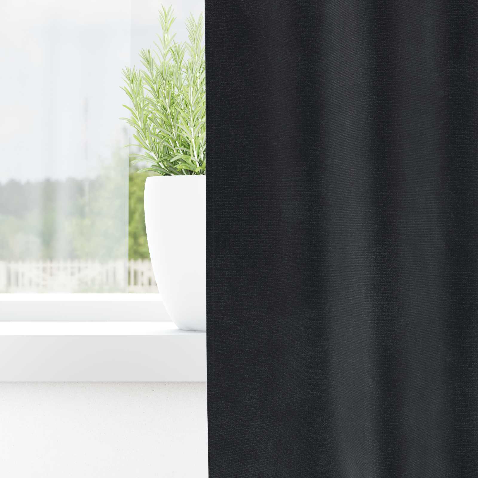 Verdunkelungsvorhänge 2 Pcs Samt Dunkelgrau