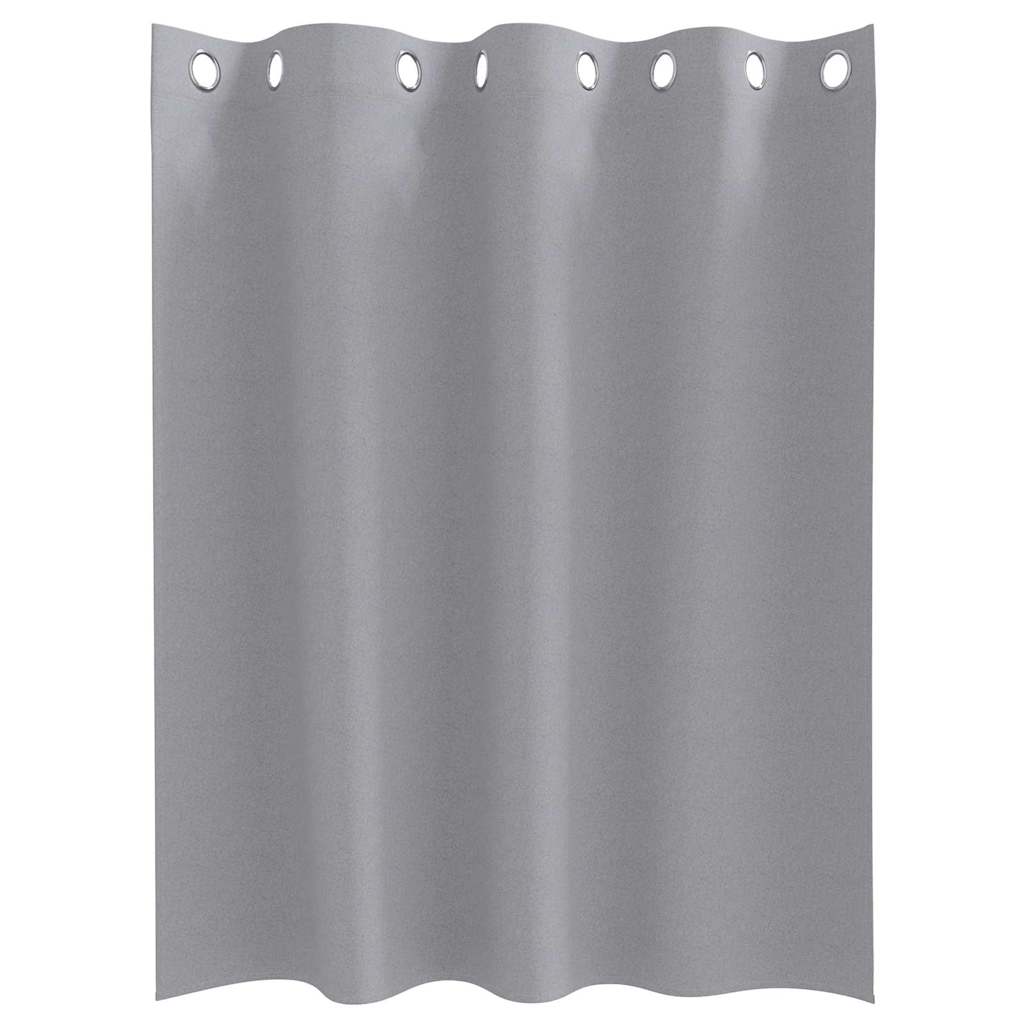 Verdunkelungs-Vorhänge Mit Ringen 2 Pcs 140 X Hellgrau