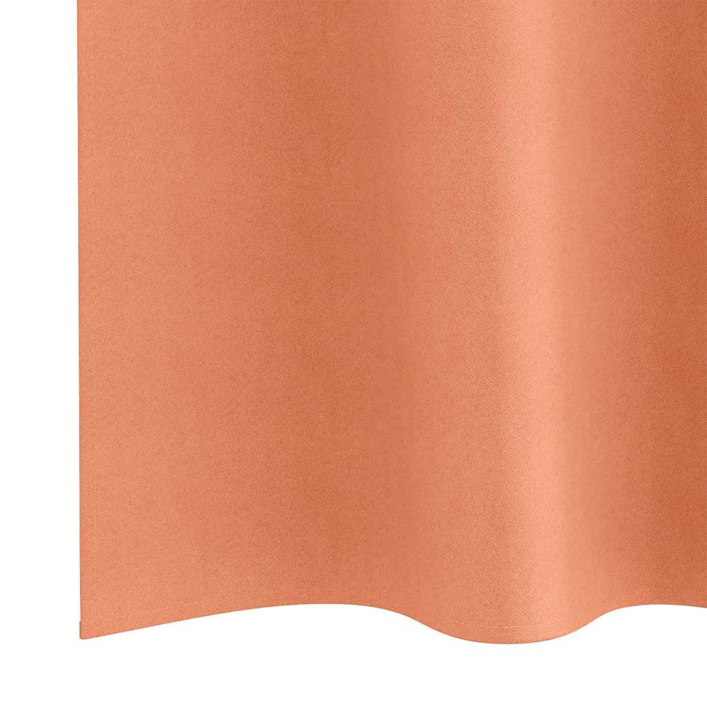 Verdunkelungs-Vorhänge Mit Ringen 2 Pcs 140 X Terrakotta