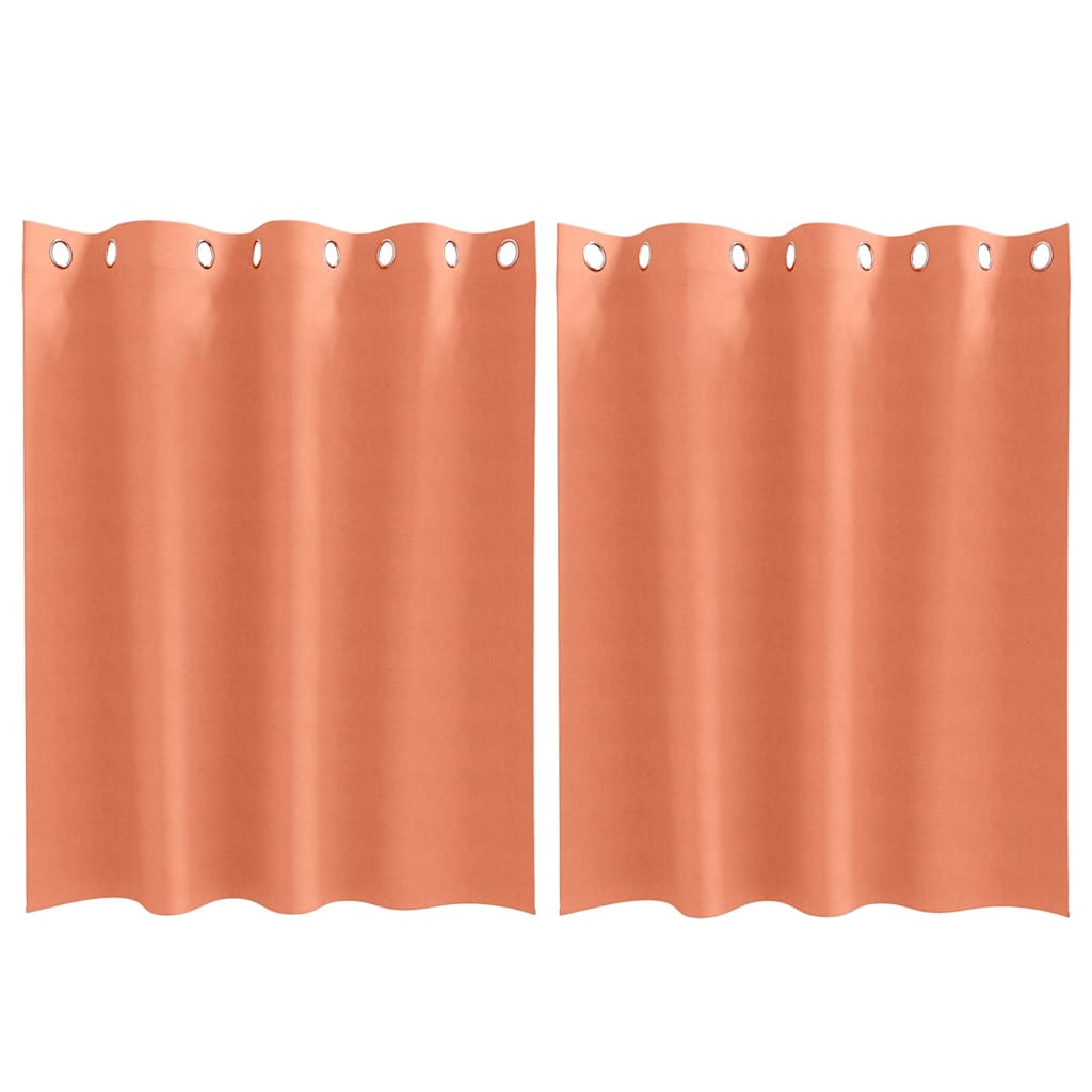 Verdunkelungs-Vorhänge Mit Ringen 2 Pcs 140 X Terrakotta