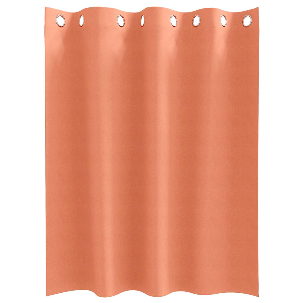Verdunkelungs-Vorhänge Mit Ringen 2 Pcs 140 X Terrakotta