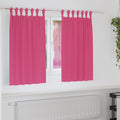 Verdunkelungs-Vorhänge Mit Ringen 2 Pcs Helles Pink Hellrosa