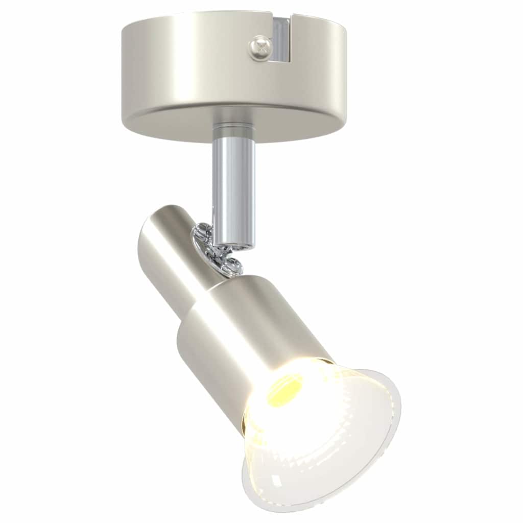 Deckenstrahler Mit Strahlern Nickel 8 X 8 X 10,5 Cm Stahl
