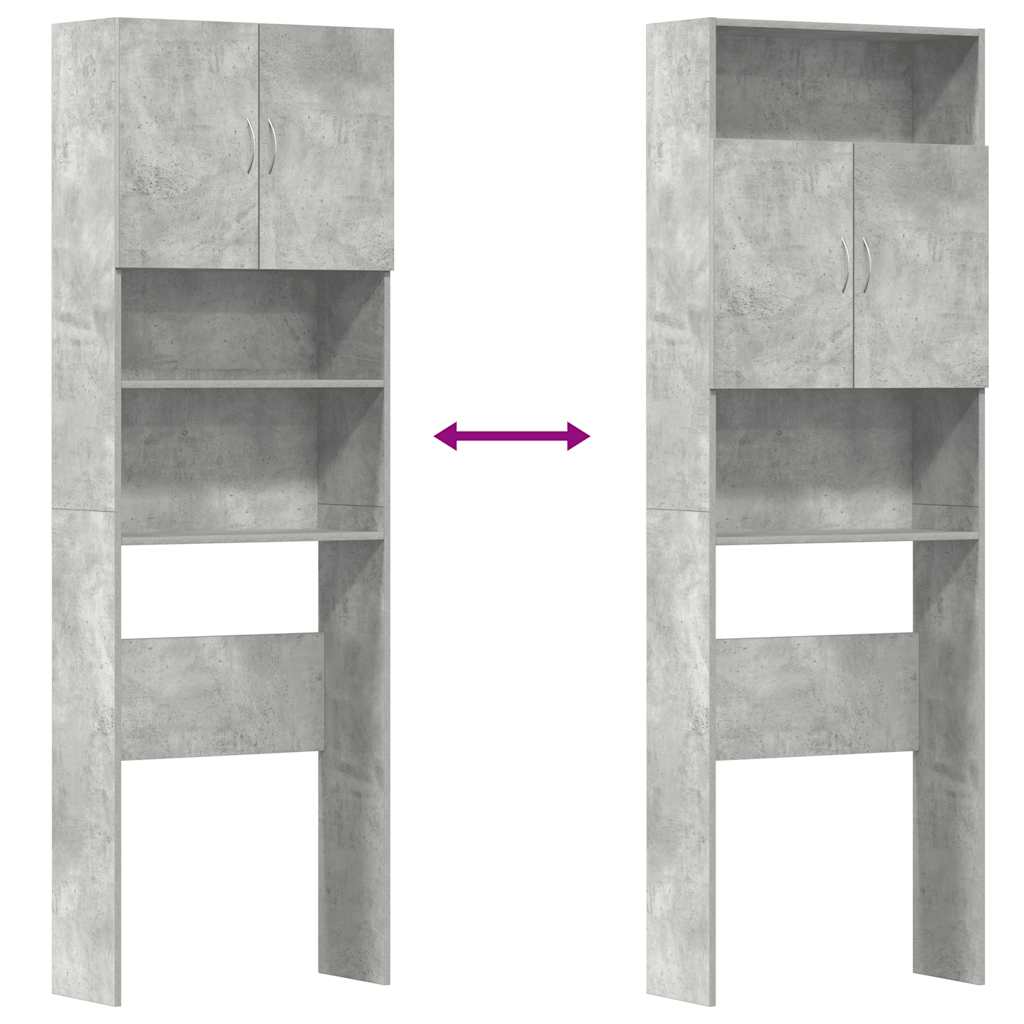Waschmaschinenschrank 64X24X190 Cm Holzwerkstoff