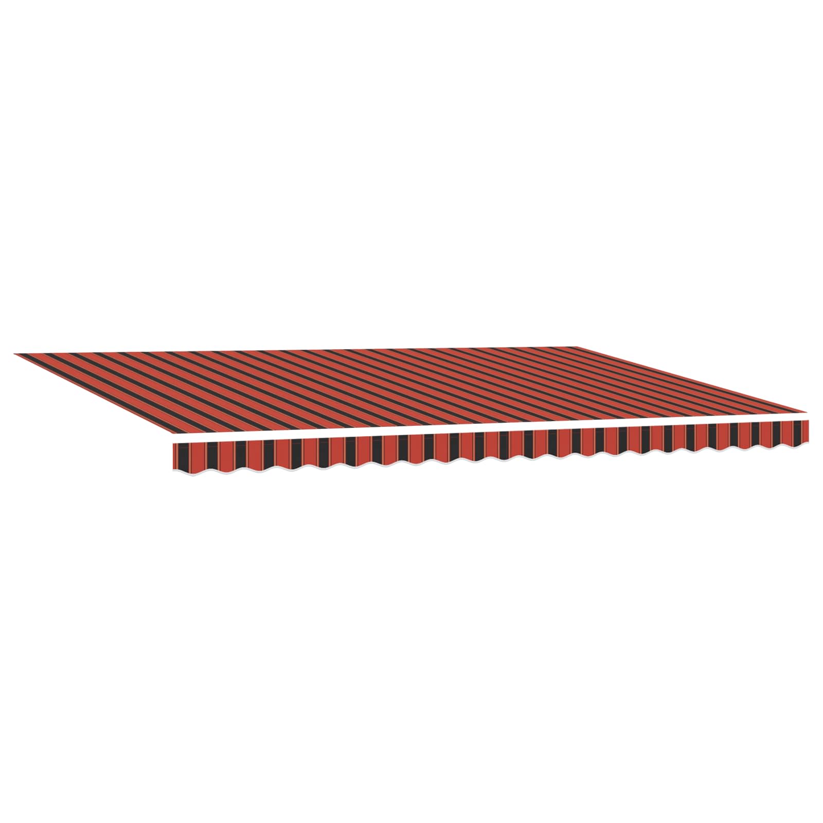Markise Orange Und Braun 500 X 300 X 165 Cm Orange/Schwarz/Gelb