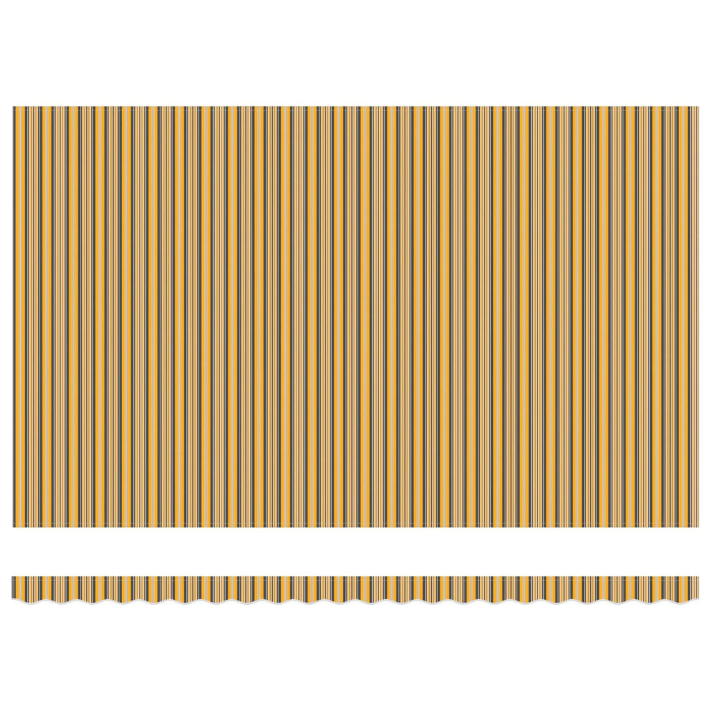 Einziehbare Markise Mehrfarbig 500 X 300 Cm Gelb/Grau/Weiß