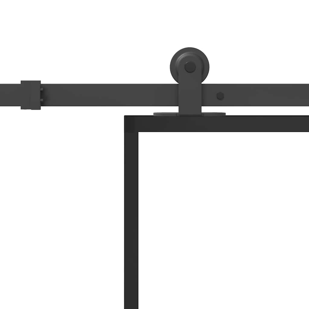 Schiebetür Mit Beschlag 90X205 Cm Esg-Glas & Aluminium