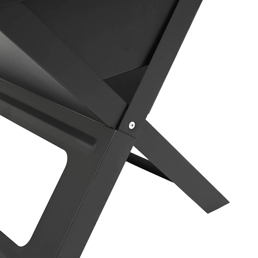 Outdoor Grill Schwarz 46 X 31 X 31 Cm Stahl