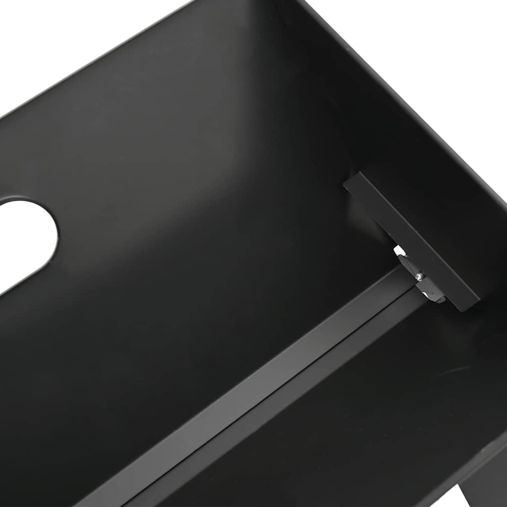 Outdoor Grill Schwarz 46 X 31 X 31 Cm Stahl