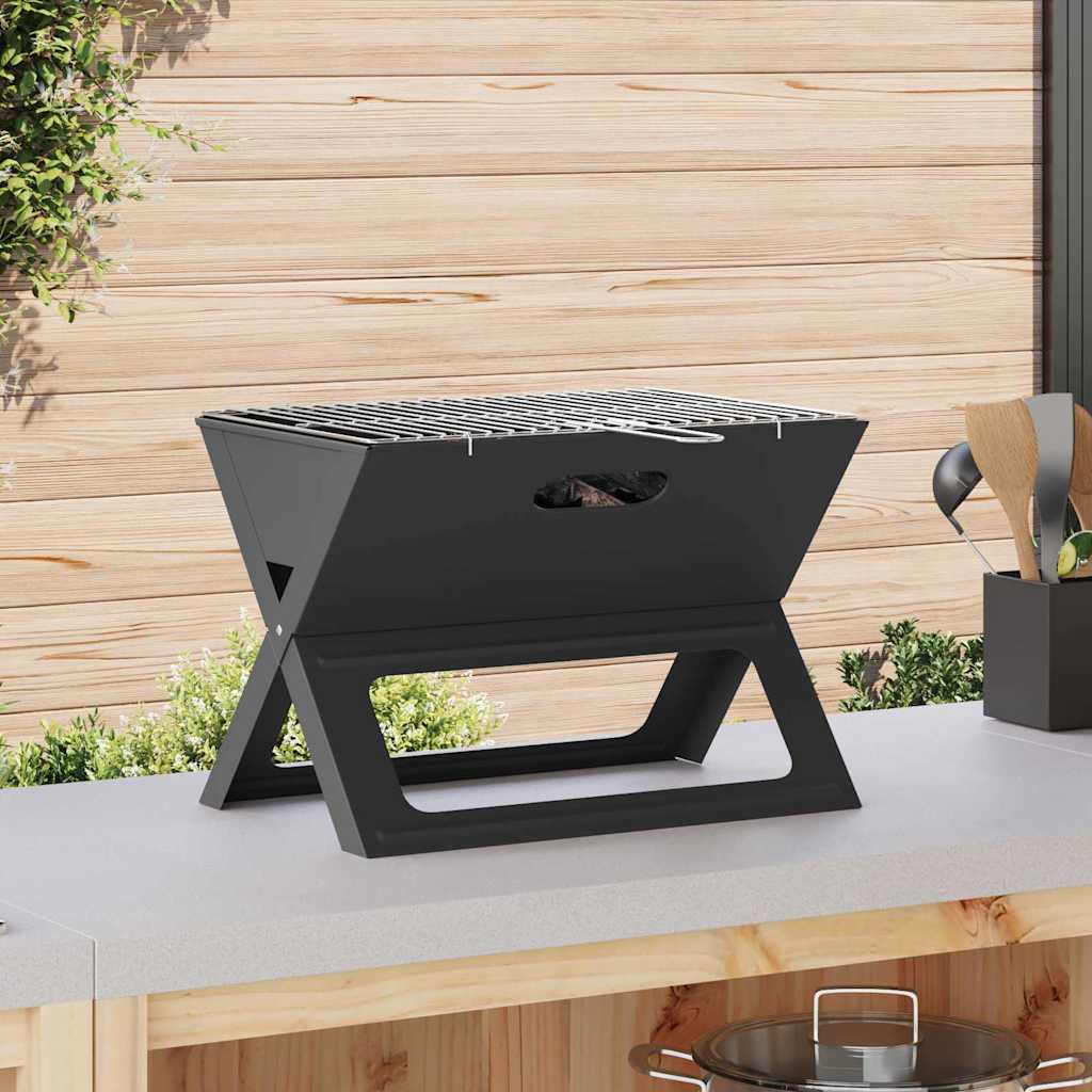 Outdoor Grill Schwarz 46 X 31 X 31 Cm Stahl