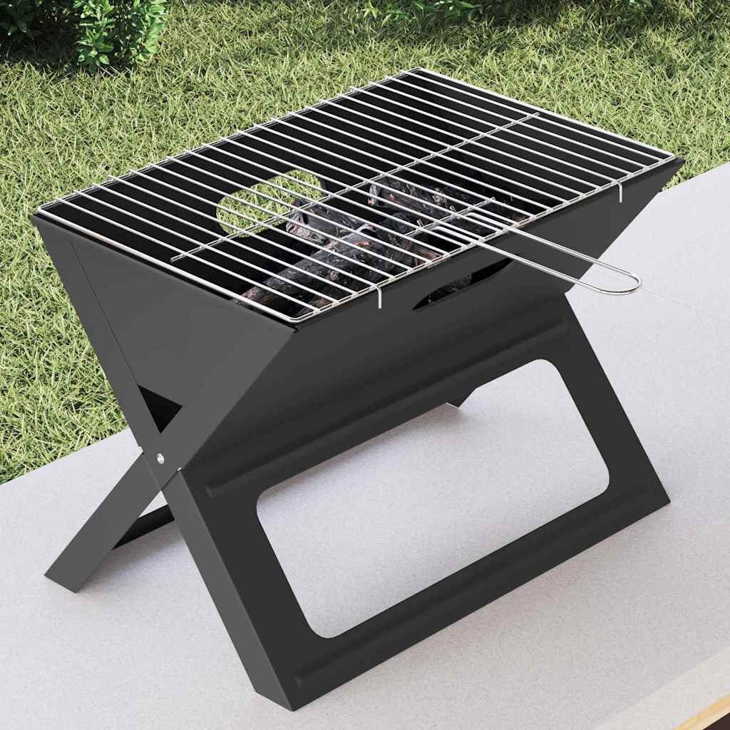 Outdoor Grill Schwarz 46 X 31 X 31 Cm Stahl