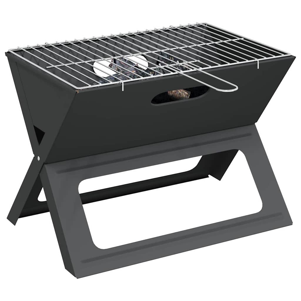 Outdoor Grill Schwarz 46 X 31 X 31 Cm Stahl