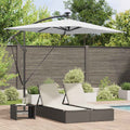 Sonnenschirm 294 X 200 X 270 Cm Polyester Und Aluminium