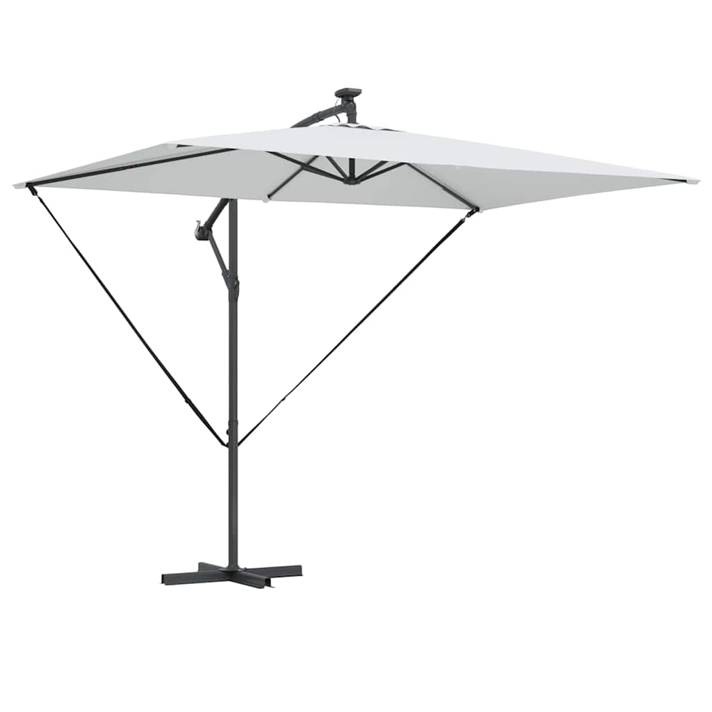 Sonnenschirm 294 X 200 X 270 Cm Polyester Und Aluminium