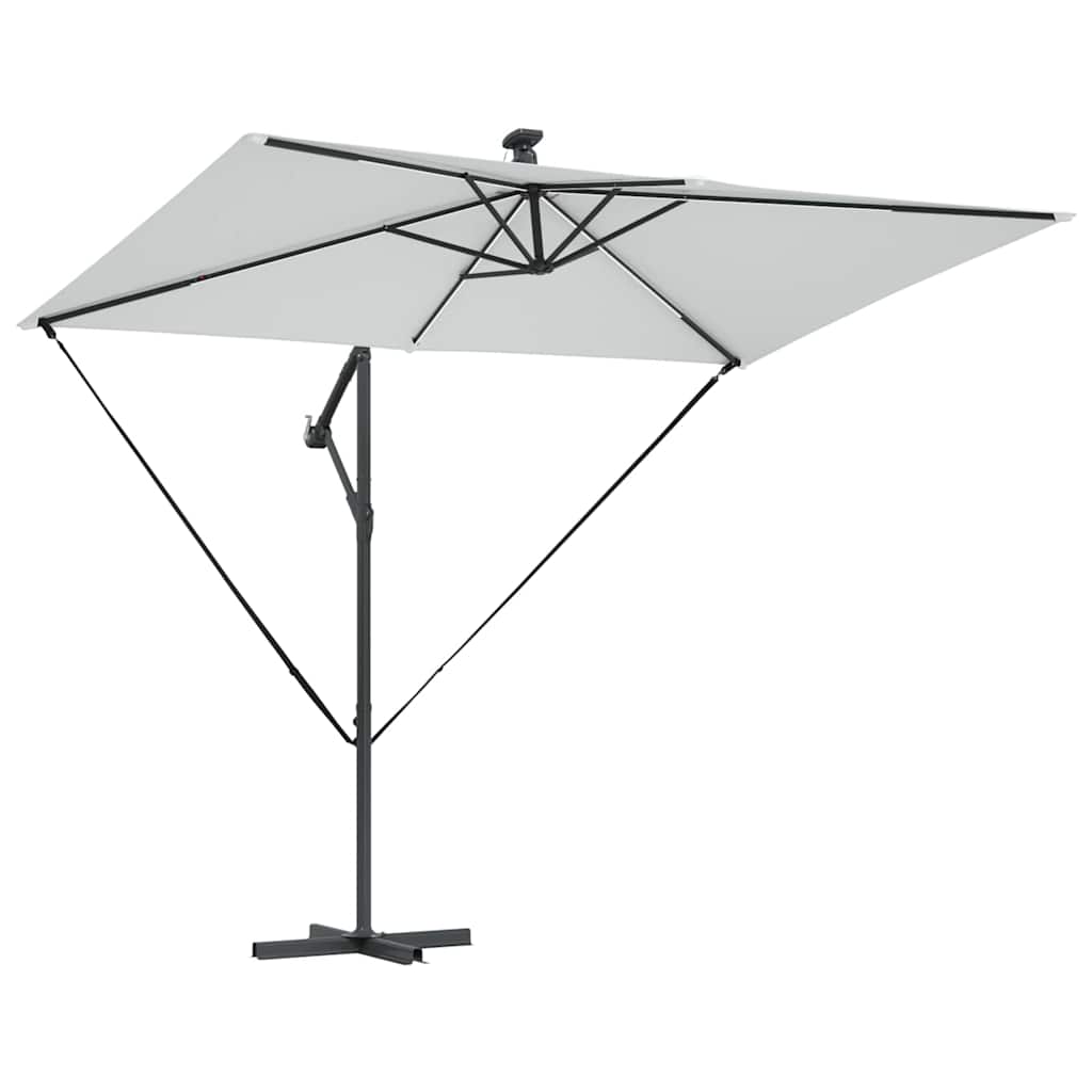 Sonnenschirm 294 X 200 X 270 Cm Polyester Und Aluminium