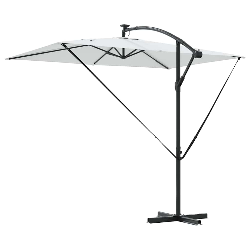 Sonnenschirm 294 X 200 X 270 Cm Polyester Und Aluminium