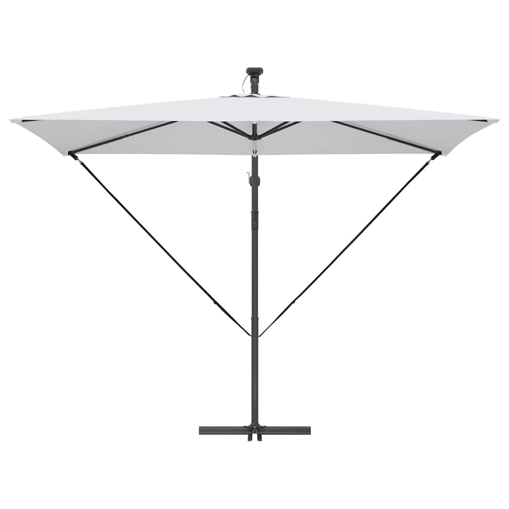 Sonnenschirm 294 X 200 X 270 Cm Polyester Und Aluminium