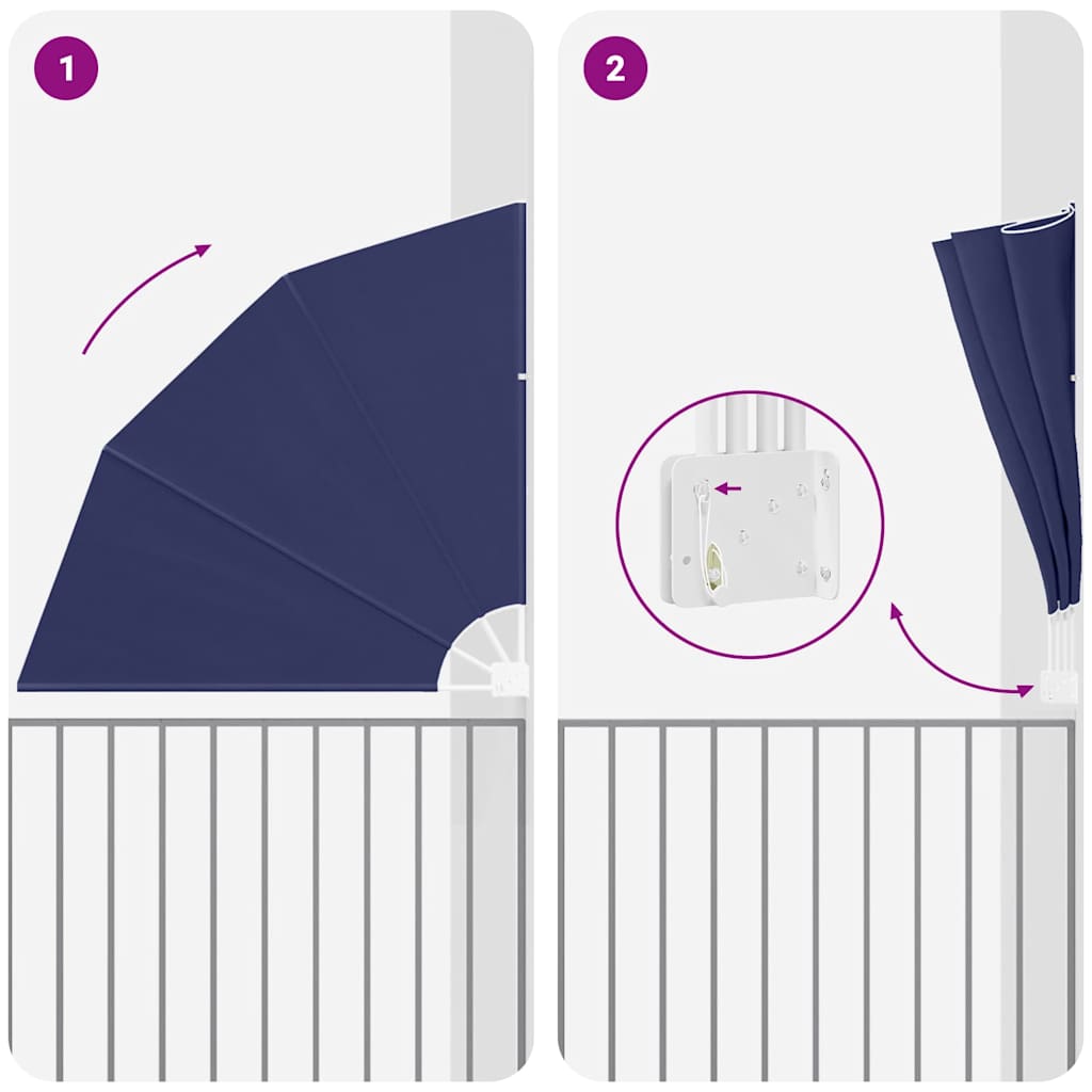 Balkon Sichtschutz Polyester