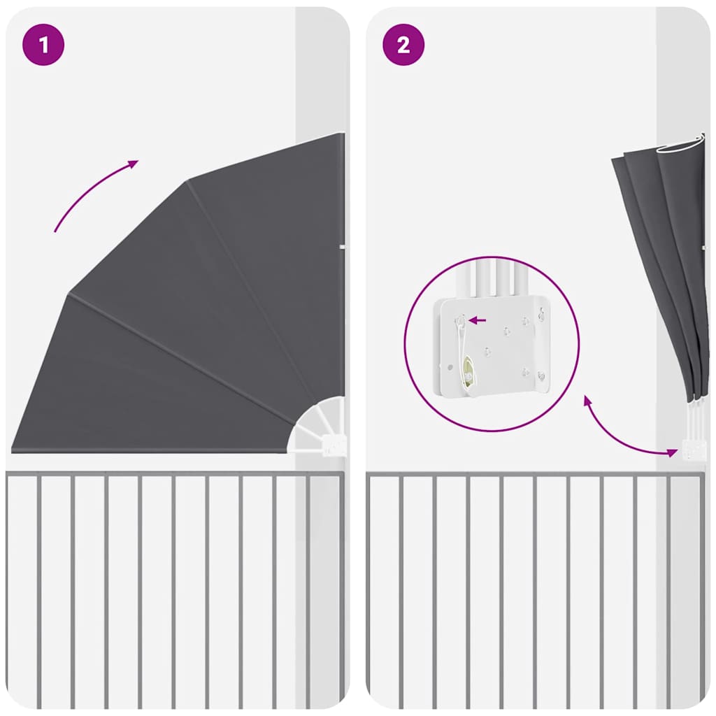 Balkon Sichtschutz Polyester