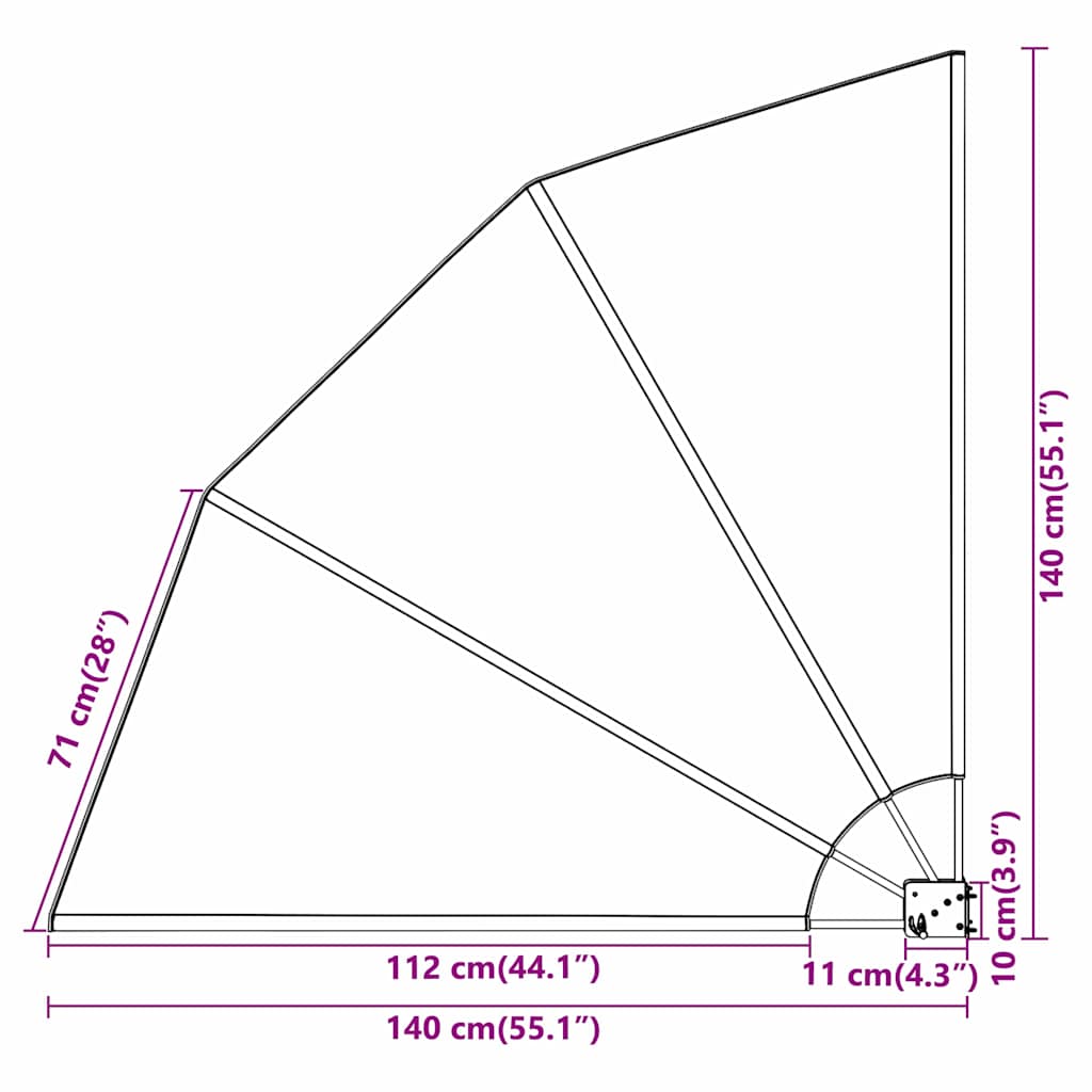 Balkon Sichtschutz Polyester