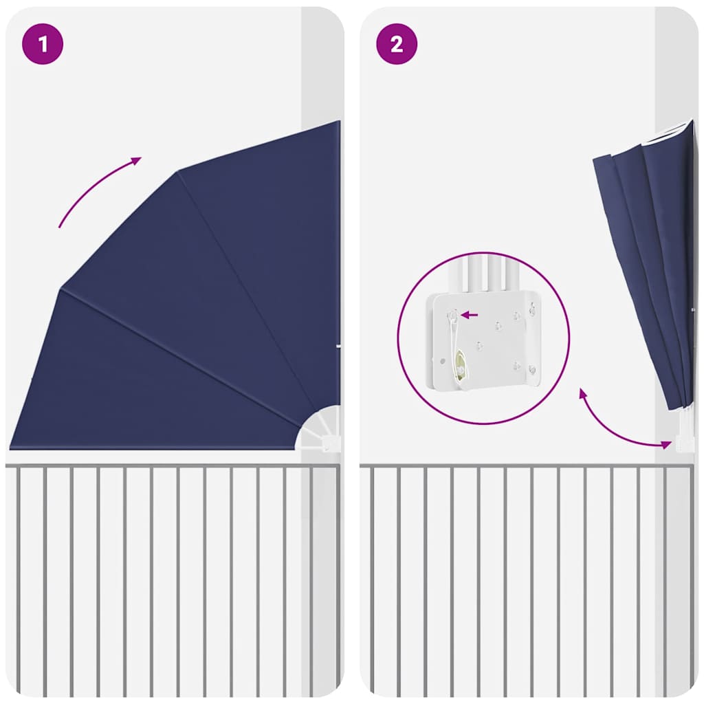Balkon Sichtschutz Polyester